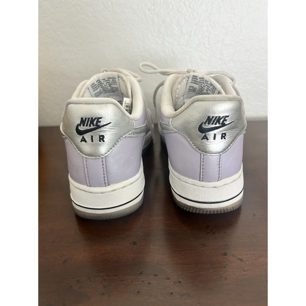 Nike Air Force 1 Low Oxygen Purple Silver CI9912-500 Women's Size 6.5 Pre-owned - Picture 4 of 9